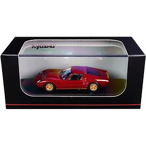 KS06930A4 | Kyosho 1/64 Lamborghini Miura P400 Maroon Gold