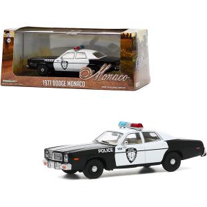 Greenlight 86588 1977 Dodge Monaco White And Black Police Department C