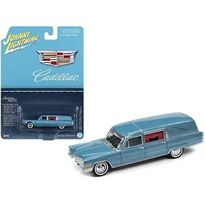 JLSP114 | Johnny Lightning 1966 Cadillac Hearse Diecast