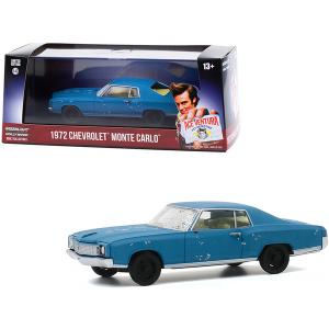 Greenlight 86564 1972 Chevrolet Monte Carlo Blue (a Beat Up) Ace Ventu