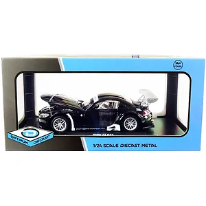 724251 | Optimum Diecast BMW Z4 GT3 Black and Silver 1/24