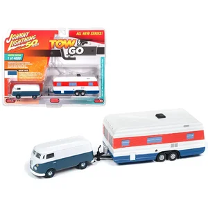 JLTG001B-1965VW-BLUE | Johnny Lightning 1965 Volkswagen