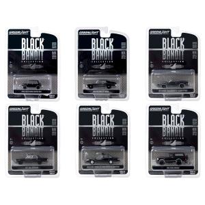 Greenlight 28030SET Black Bandit 6 Piece Set Series 23 164 Diecast Mod