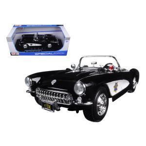 Maisto 31380 1957 Chevrolet Corvette Highway Patrol 118 Diecast Model 