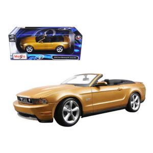 Maisto 31158gld 2010 Ford Mustang Convertible Gold 118 Diecast Model C