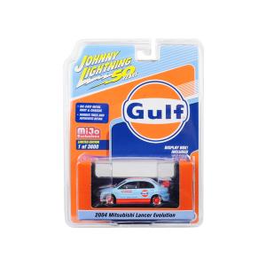 Johnny JLCP7203 2004 Mitsubishi Lancer Evolution 74 Gulf Oil  50th Ann