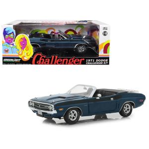 Greenlight 13528 1971 Dodge Challenger Rt Convertible With Luggage Rac