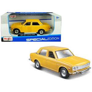 Maisto 31518y 1971 Datsun 510 Yellow Special Edition 124 Diecast Model