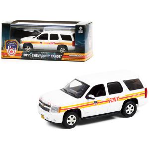 Greenlight 86189 2011 Chevrolet Tahoe White With Stripes Fdny Fire Dep