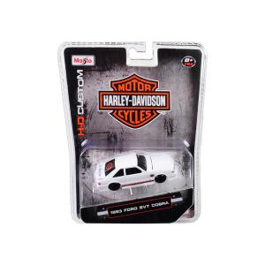 Maisto 15414-HD1 1993 Ford Svt Cobra White Harley Davidson 164 Diecast