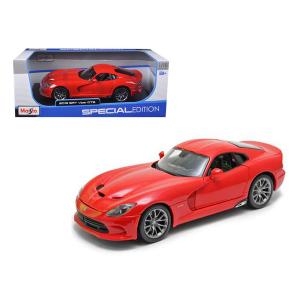 Maisto 31128r 2013 Dodge Viper Gts Srt Red 118 Diecast  Model Car By