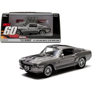 Greenlight 86411 1967 Ford Mustang Custom Eleanor Gray Metallic With B