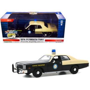 Greenlight GL85512 1978 Plymouth Fury Florida Highway Patrol Black And