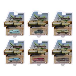 Greenlight 29970SET Estate Wagons 6 Piece Set Series 4 164 Diecast Mod