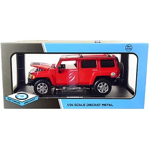 724240 | Optimum Diecast Hummer H3 Red 1:24 Scale Diecast