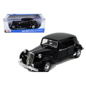 Maisto 31821bk 1952 Citroen 15cv 6cyl Black 118 Diecast Model Car By