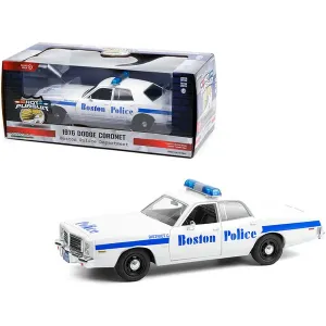 Greenlight GL85521 1976 Dodge Coronet White With Blue Stripes Boston P