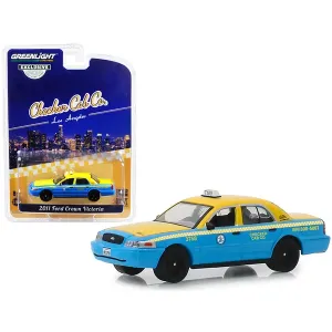 Greenlight 30055 2011 Ford Crown Victoria Checker Cab Co. Taxi City Of