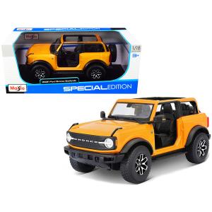 Maisto 31457or 2021 Ford Bronco Badlands Orange Metallic Special Editi