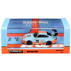 Tarmac T64-017-MIJO Rwb 993 20 Gulf Oil Light Blue And Orange Rauh-wel