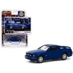 Greenlight 30139 2009 Ford Mustang Gt Dark Blue 0-178 Mph In 7.9 Secon