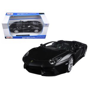 Maisto 31504MBK Lamborghini Aventador Lp 700-4 Roadster Matt Black 124