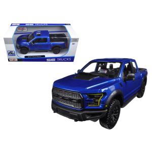 Maisto 31266BL 2017 Ford Raptor Pickup Truck Blue 124 Diecast Model Ca