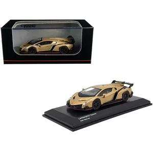 KS07040A1 | Kyosho 1/64 Lamborghini Veneno Gold Diecast