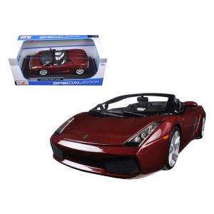 Maisto 31136bur Lamborghini Gallardo Spyder Burgundy 118 Diecast Model