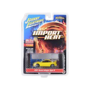 Johnny JLCP7251 2001 Acura Integra Type R Yellow Import Heat Limited E