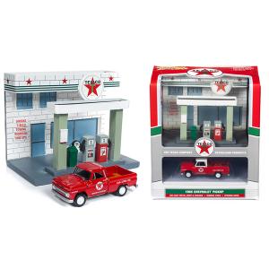 Johnny JLSD001 1965 Chevrolet Pickup Truck And Resin Texaco Service St