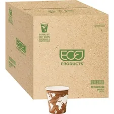 Ecoproducts ECO EPBHC10WAPCT Eco-products World Art Hot Drink Cups - 1