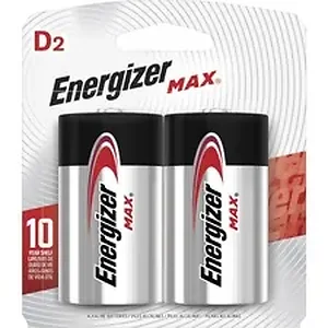 E95BP-2 | Energizer MAX Alkaline D Batteries, 2 Pack - For