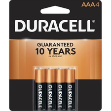 Duracell DUR MN2400B4ZCT Coppertop Alkaline Aaa Batteries - For Smoke 