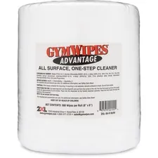 2xl TXL 36R 2xl Gymwipes Advantage-r Wipes - 6 X 8 - White - Alcohol-f