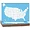 FLP 11222 | Flipside Products Flipside U.S. Map Dry-erase