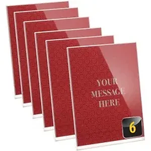 Officemate Officemate Slanted Vertical Sign Holder, 6PK - 1