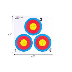 Sportsmans 1003421 3 Spot Vegas Mini Paper Target 100 Count