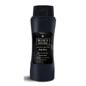 Roses Natural Natural African Black Soap Body Wash - Lemon