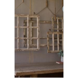 Kalalou CCG1464 Set Of 4 Window Frame Wall Art. X-large 41 X 24t  Larg