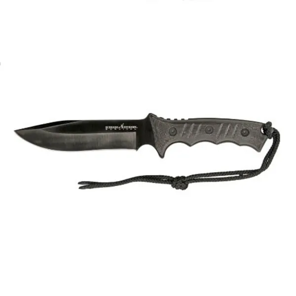 Sportsmans 207393 Schrade Schf3n Fixed 6.37 In Black Blade Micarta Han