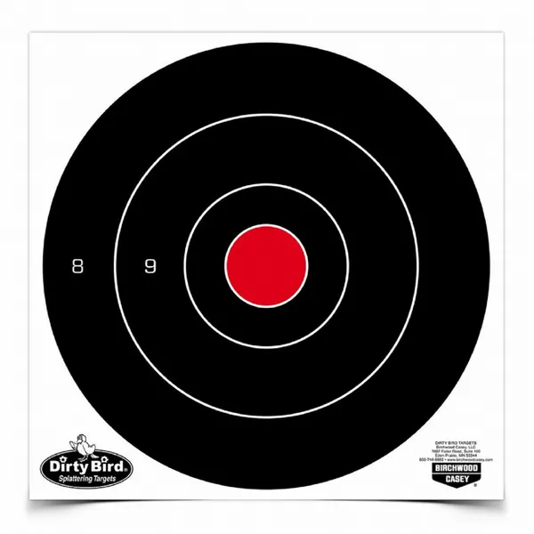 Sportsmans 1108628 Birchwood Casey Dirty Bird 8in Round Bullseye-200 T