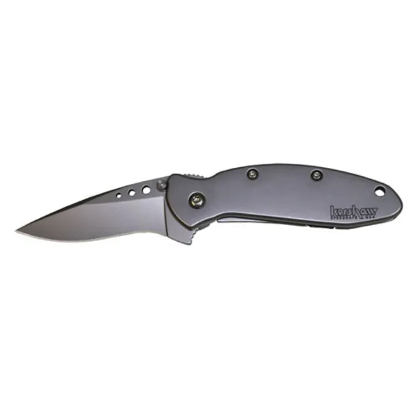 Sportsmans 1162201 Kershaw Scallion Assisted 2.5 In Bead Blast Plain A