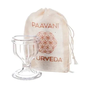 44 | Paavani Ayurveda 2oz Glass Eye Wash Cup for Eye Care