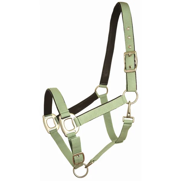 Choice 5-650147 Gatsby Leather Padded Adjustable Nylon Halter