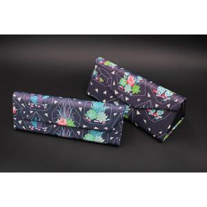 Real 9017 Adorable Cactus  Leather Glasses Case - Succulent Terrarium 