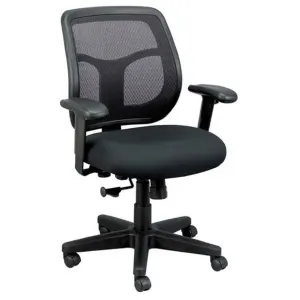 Homeroots.co 372423 26 X 30 X 36  Black Mesh   Fabric Chair