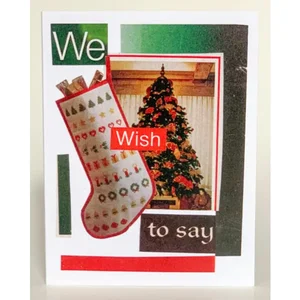 SQ6457040 | Barnes Cards Llc We Wish to Say Christmas