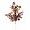 80341DS | Melrose International Artificial Leaf and Cone