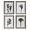 78000DS | Melrose International Set of 4 Floral Print Wall